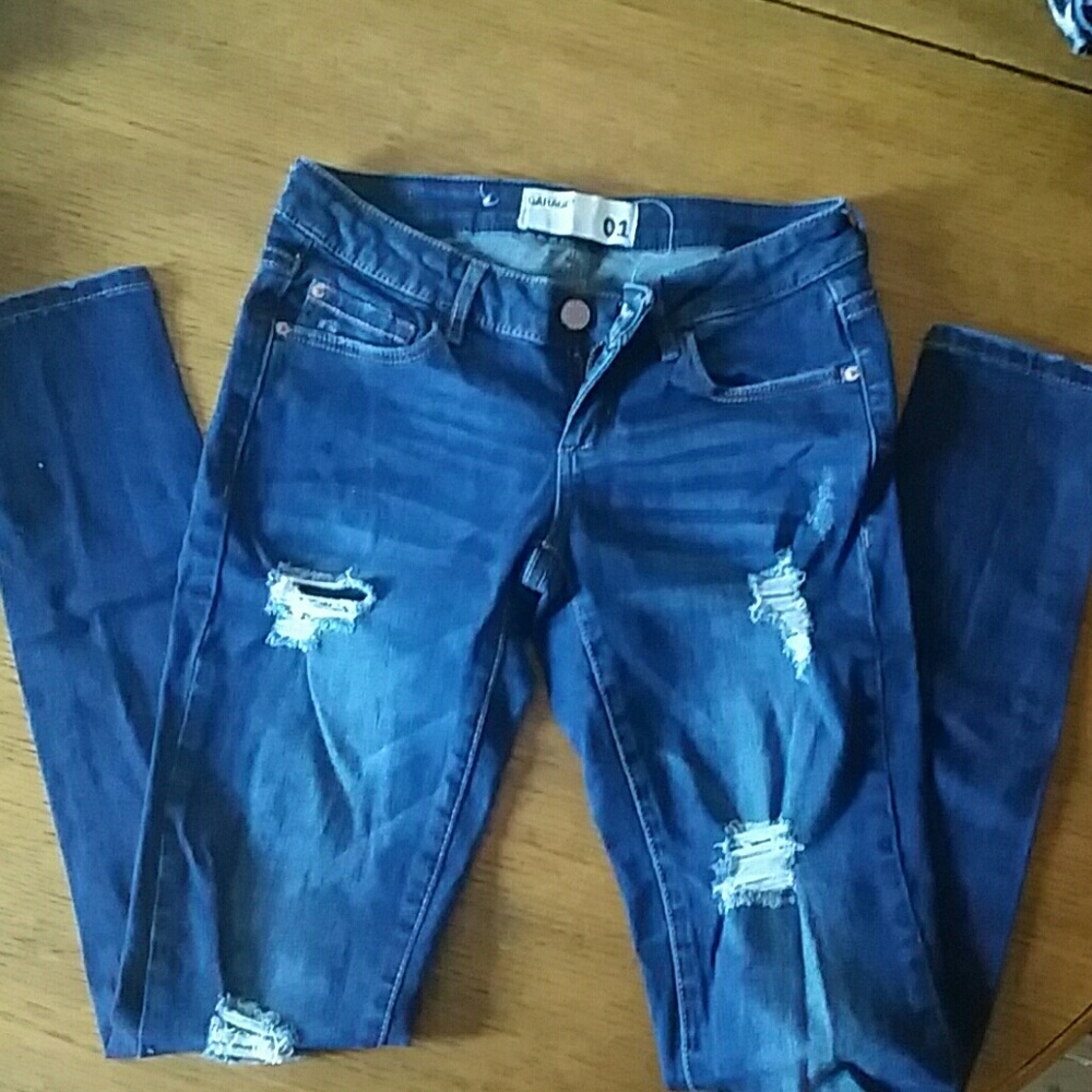 Garage size 01 Dark Blue Skinny Jeans